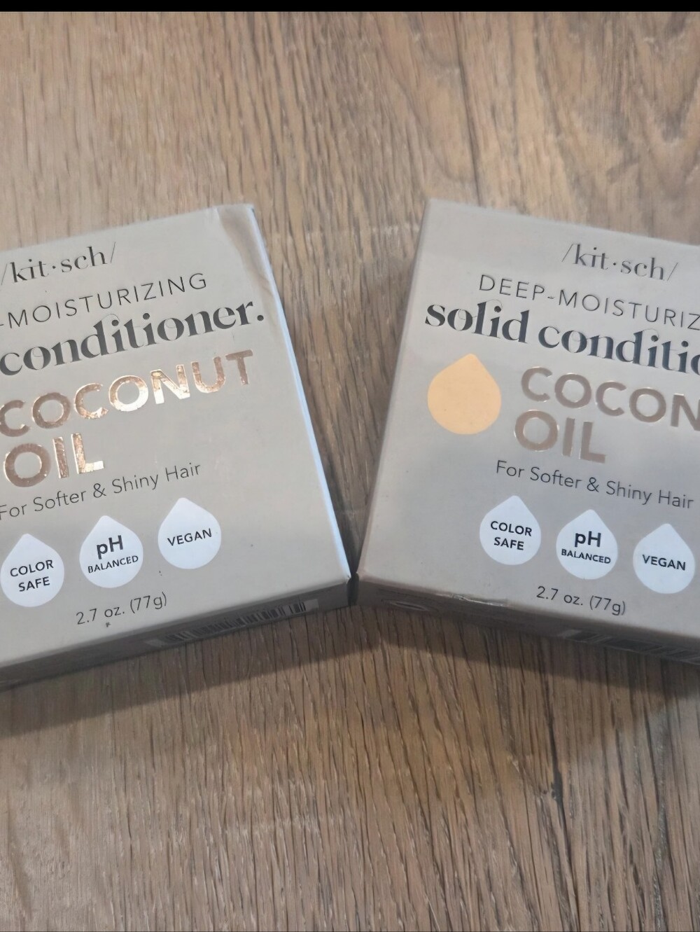 Kitsch Lot 2 Deep Moisturizing Cocunut Oil Bars White Tea Cocunut